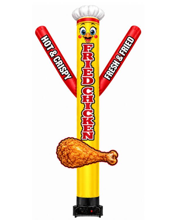 fried chicken advertising inflatable, 20ft restaurant inflatable, hot crispy chicken promotion, chicken restaurant advertising display, fast food storefront inflatable, custom restaurant inflatable