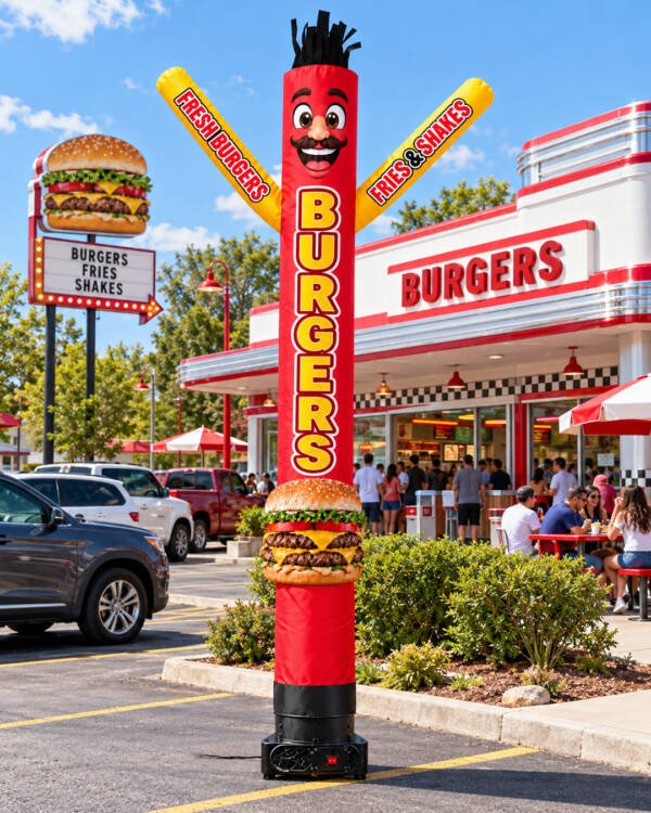 20FT Burgers Air Dancer