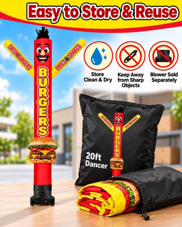 20FT Burgers Air Dancer