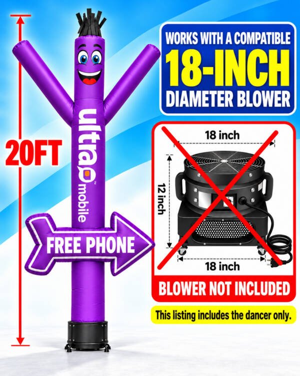 20FT Ultra Mobile FREE PHONE Air Dancer