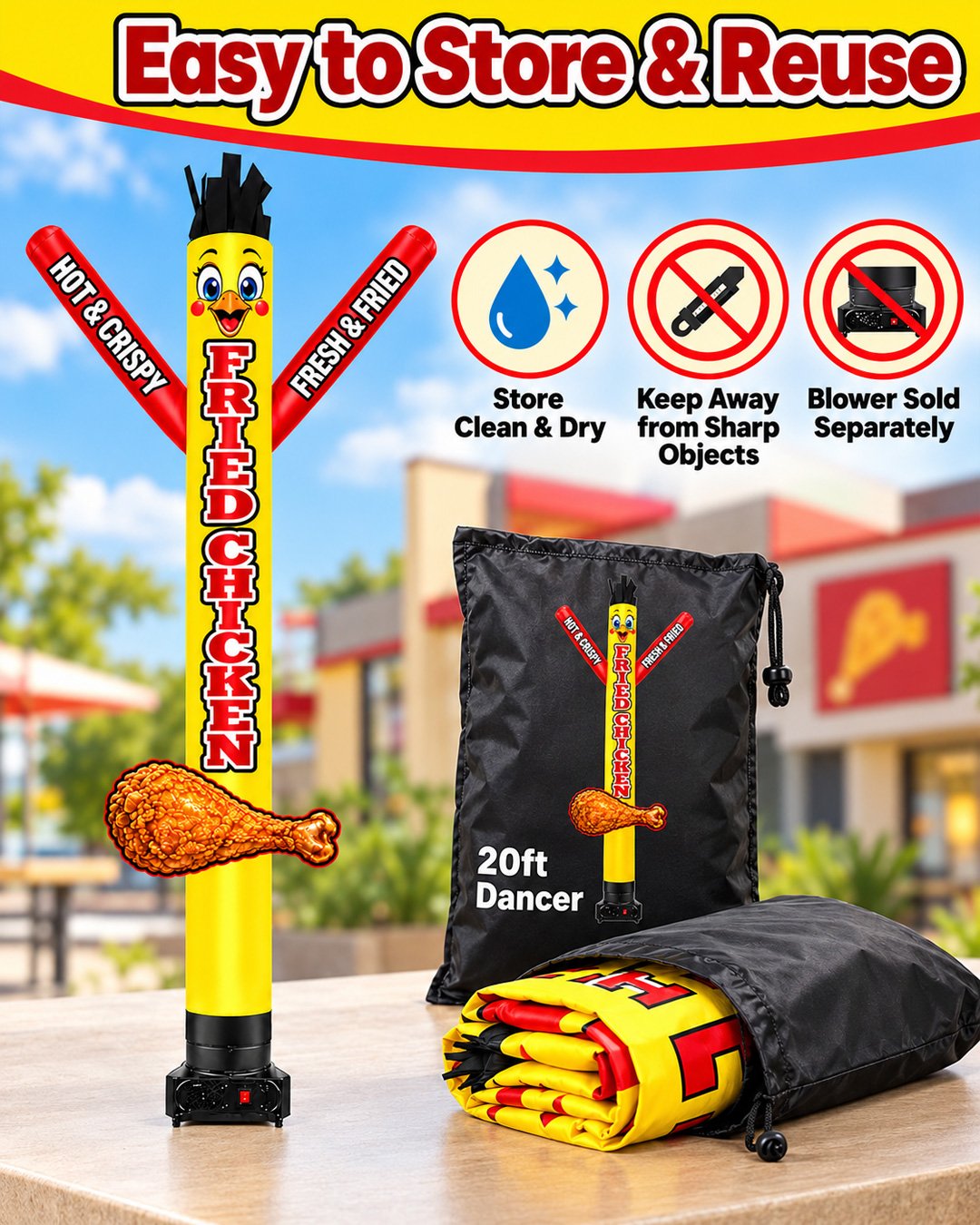 20FT Burgers Restaurant Inflatable