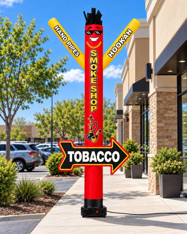 20FT Smoke Shop Air Dancer with Tobacco Arrow