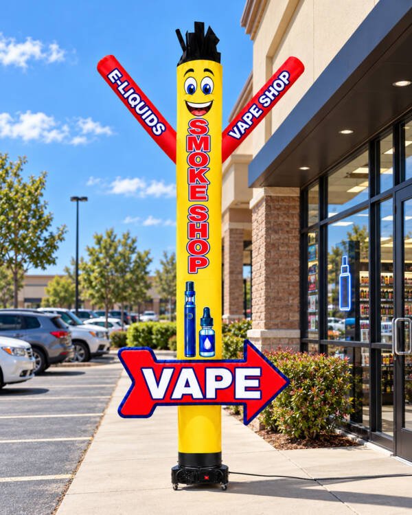 20FT Smoke Shop Air Dancer with VAPE Arrow