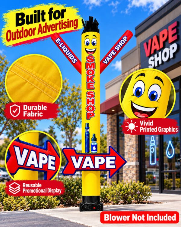 20FT Smoke Shop Air Dancer with VAPE Arrow