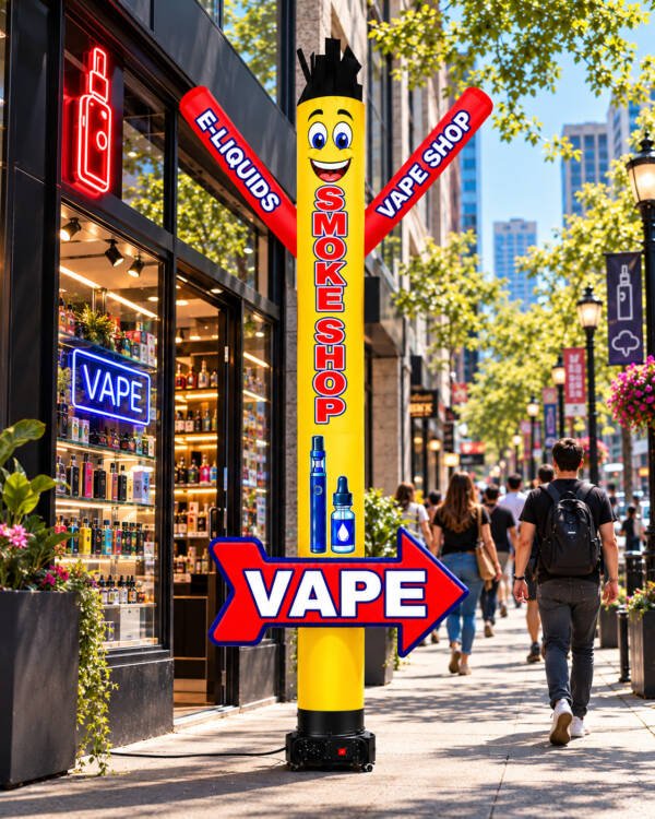 20FT Smoke Shop Air Dancer with VAPE Arrow