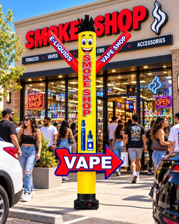 20FT Smoke Shop Air Dancer with VAPE Arrow