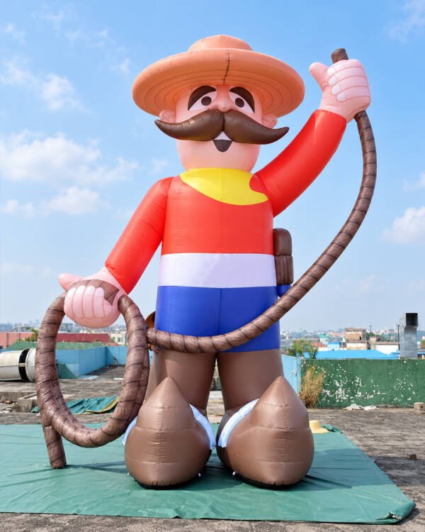22ft Cowboy advertising inflatable