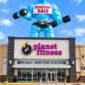 22ft giant muscle man advertising inflatable for gyms