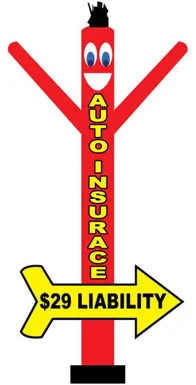 Auto Insurance Air Dancer Banner